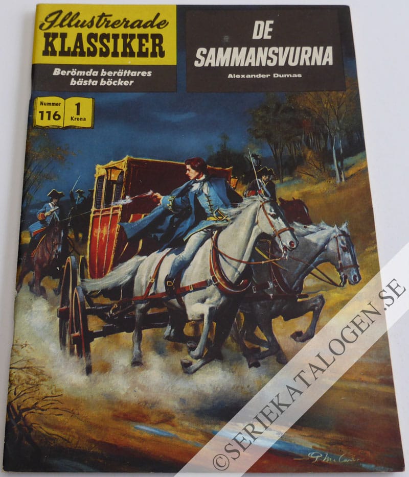 Framsida på Illustrerade Klassiker #116 - De sammansvurna (1960)