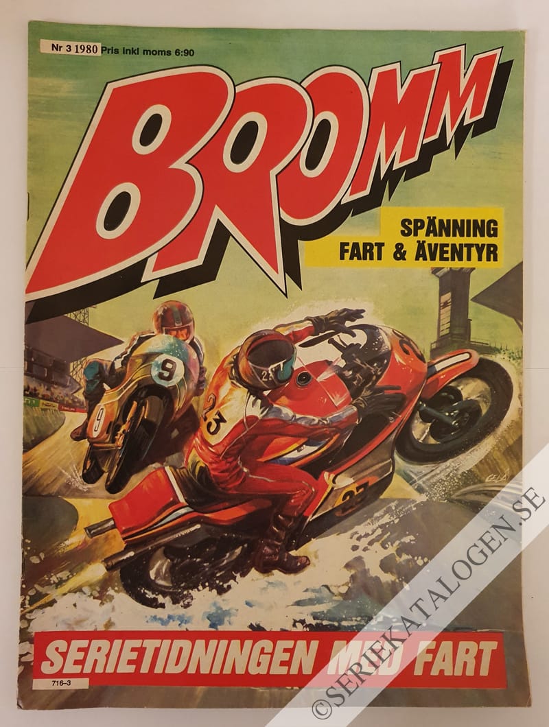 Framsida på Broomm #3 (1980)