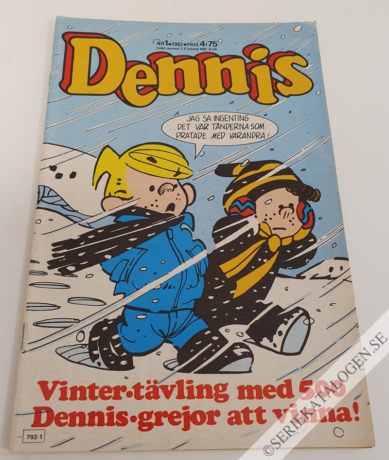 Framsida på Dennis #6 (1982)