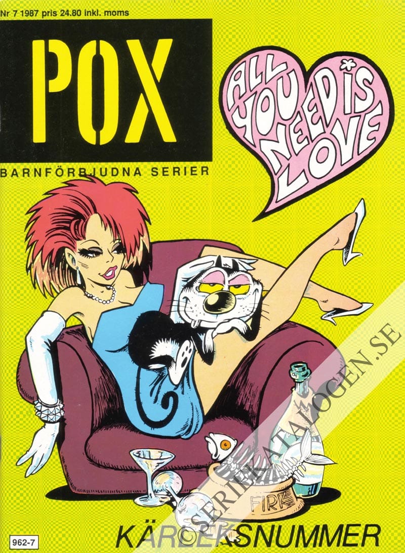 Framsida på Pox #7 (1987)