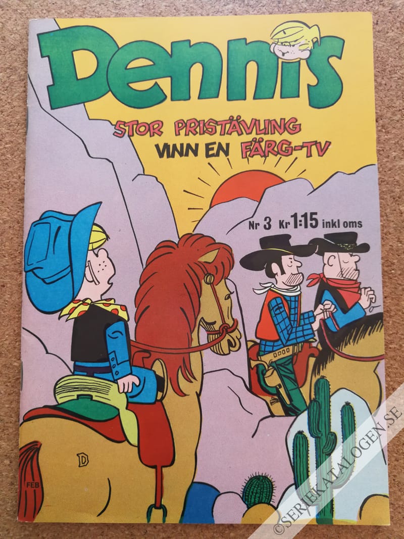 Framsida på Dennis #3 (1968)
