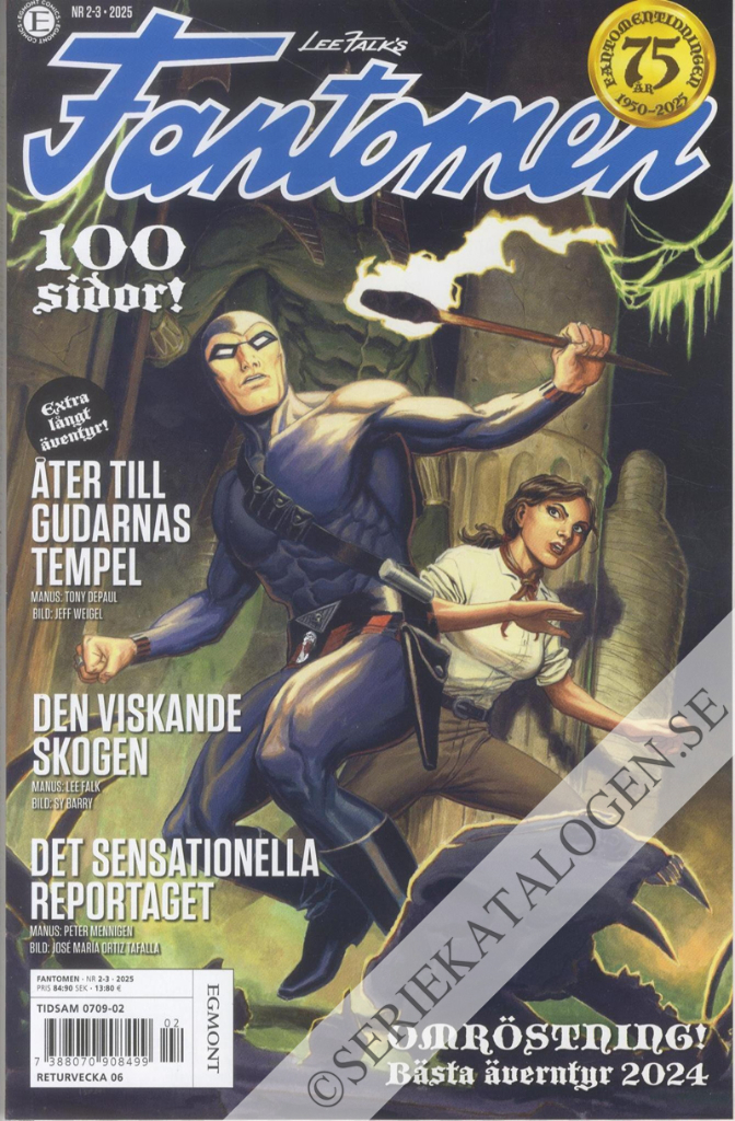 Framsida på Fantomen #2-3 (2025)