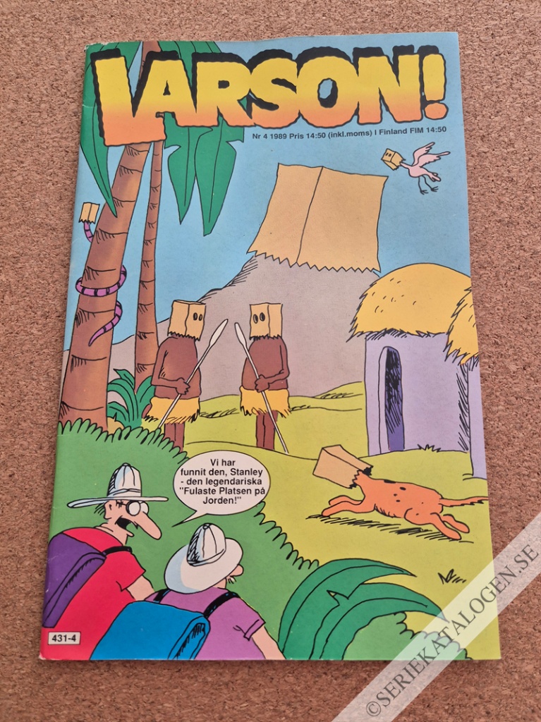 Framsida på Larson! #4 (1989)