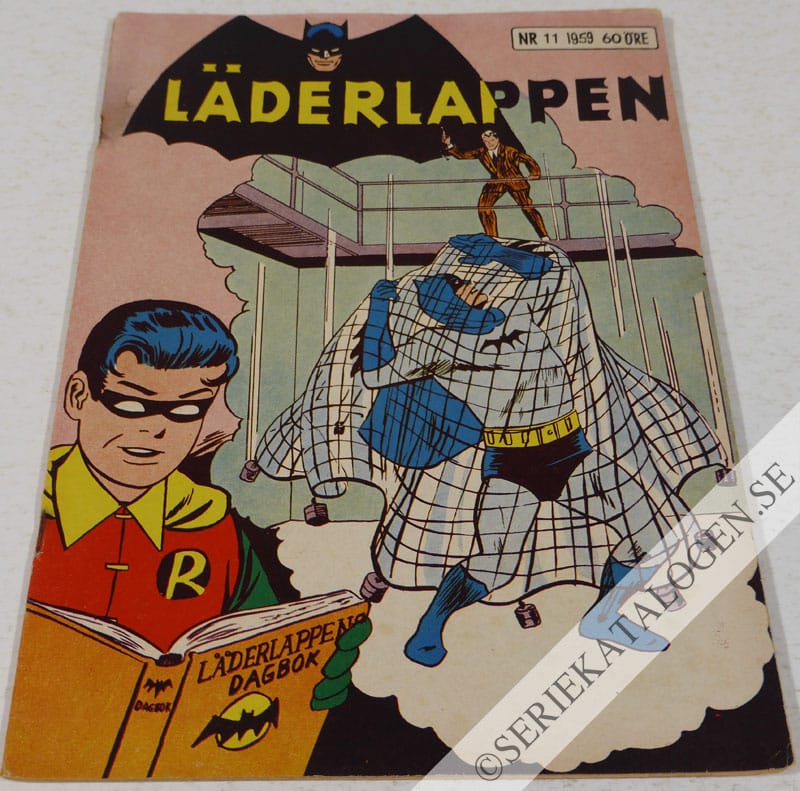 Framsida på Läderlappen och Robin #11 (1959)