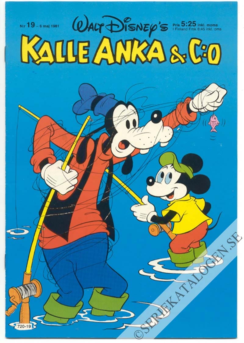 Framsida på Kalle Anka & C:o #19 (1981)