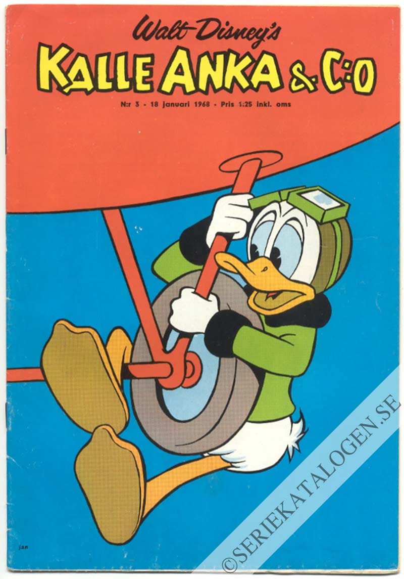 Framsida på Kalle Anka & C:o #3 (1968)