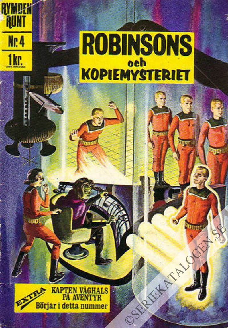 Framsida på Rymden runt Robinsons och kopiemysteriet (1967)