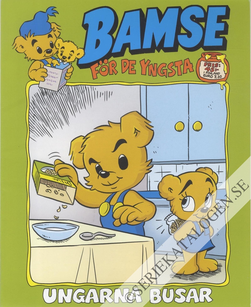 Framsida på Bamse för de yngsta #4 - Ungarna busar (2024)