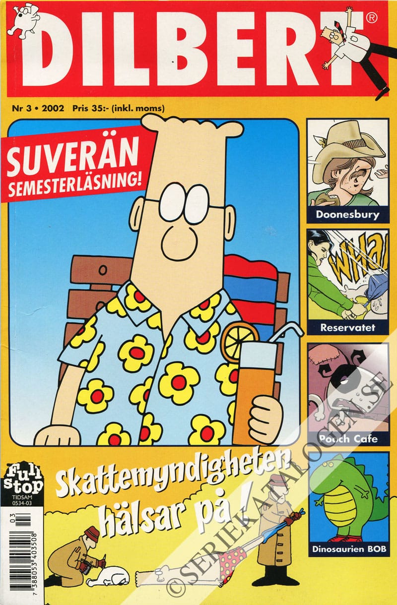 Framsida på Dilbert #3 (2002)