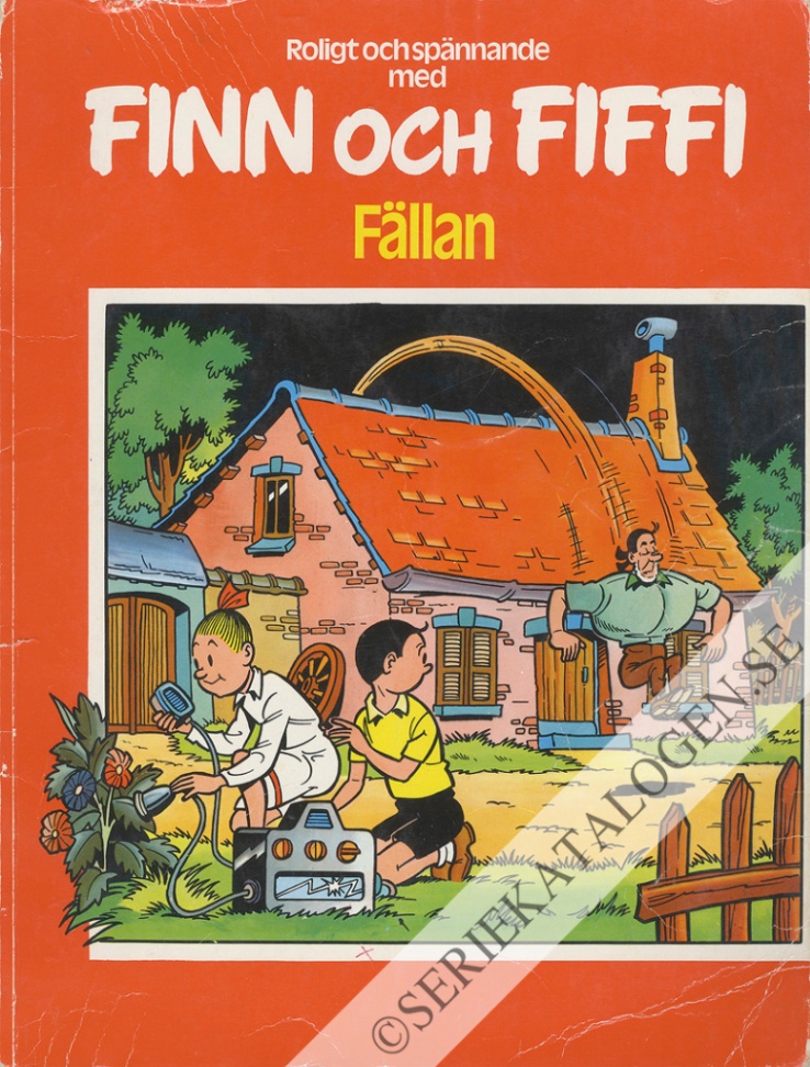 Framsida på Finn och Fiffi #28 - Fällan (1979)