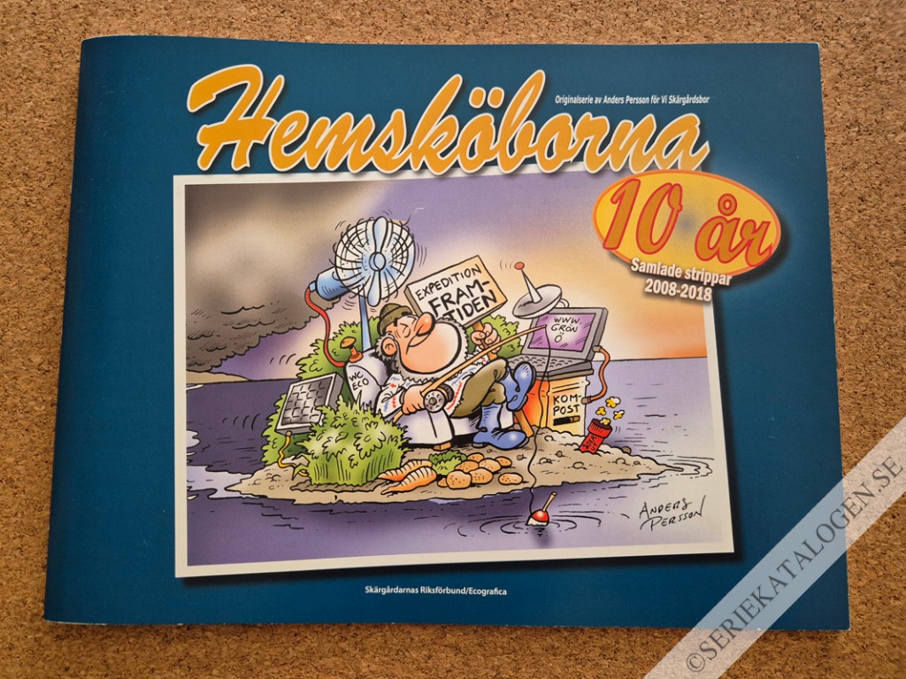 Framsida på Samlade strippar 2008-2018 (2019)