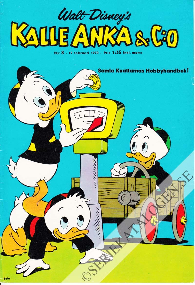 Framsida på Kalle Anka & C:o #8 (1970)
