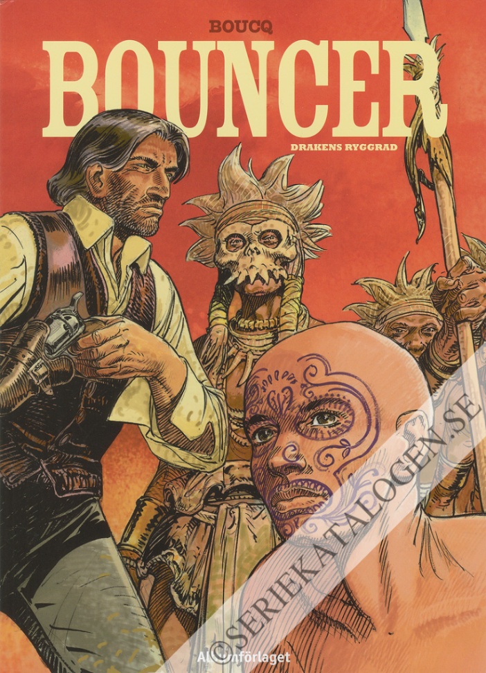 Framsida på Bouncer Drakens ryggrad (2020)