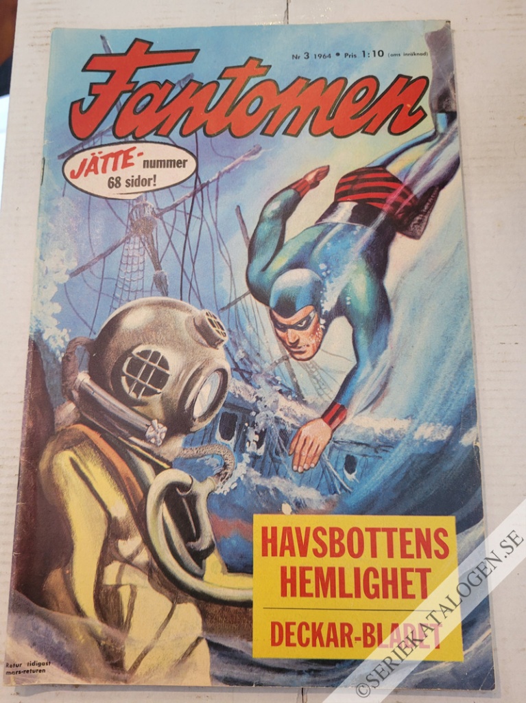 Framsida på Fantomen #3 (1964)