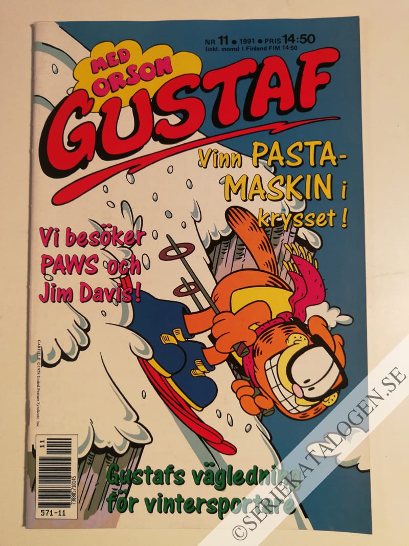 Framsida på Gustaf #11 (1991)