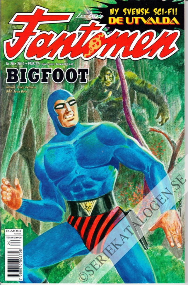 Framsida på Fantomen #20 (2012)