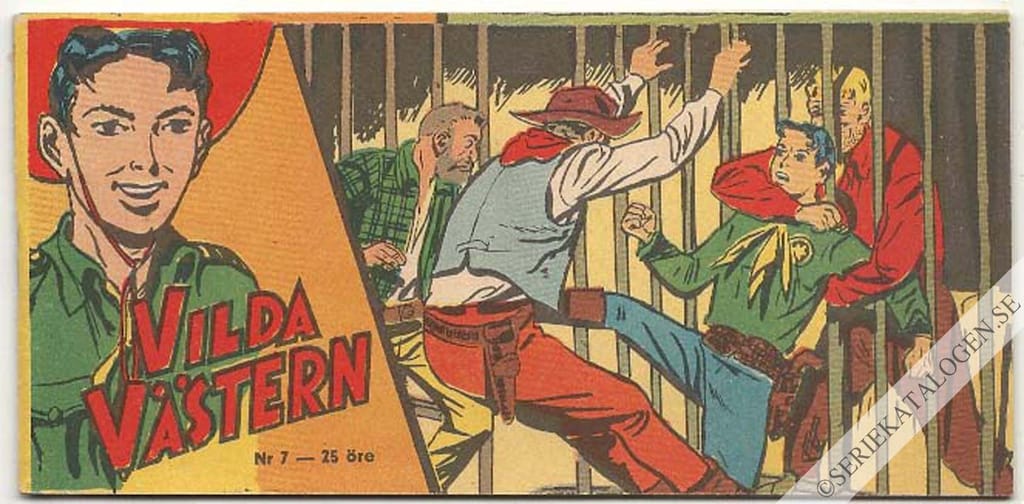 Framsida på Vilda Västern #7 (1958)
