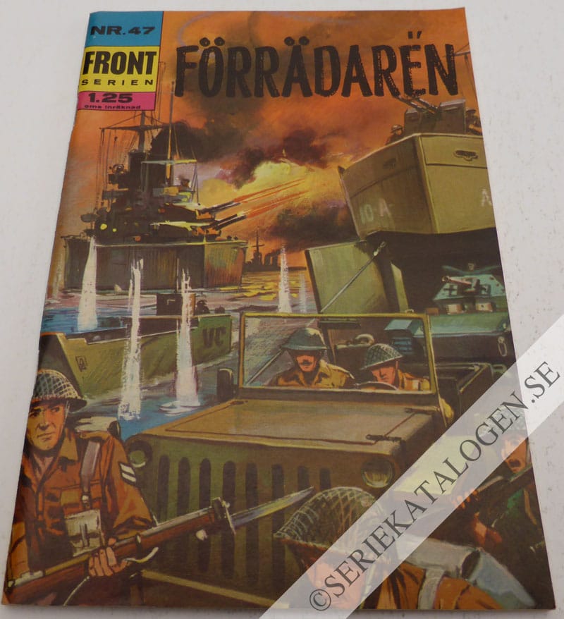 Framsida på Frontserien Förrädaren (1968)