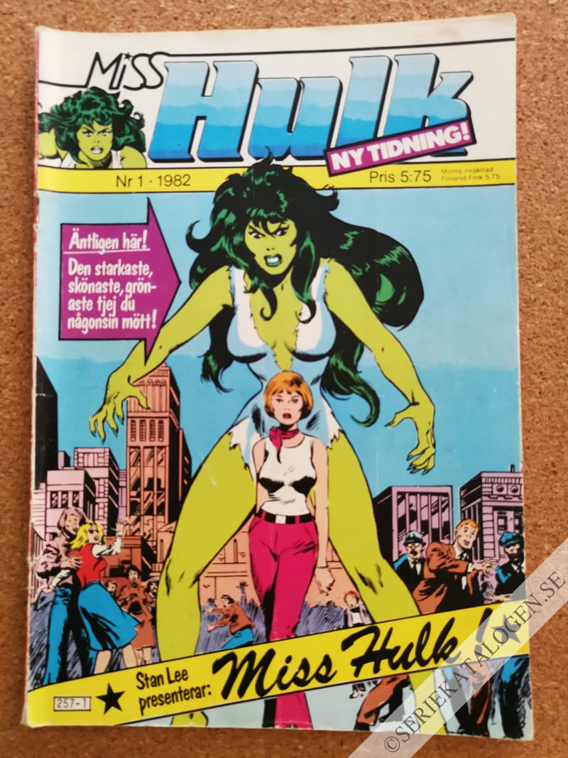 Framsida på Miss Hulk #1 (1982)