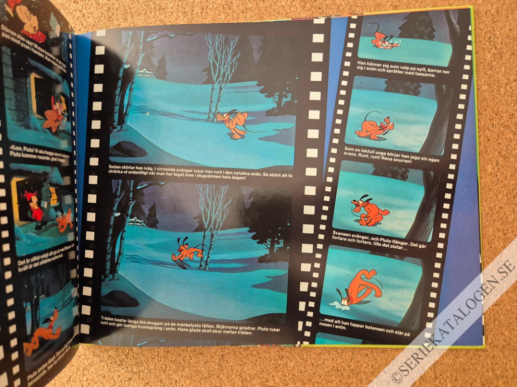 Exempel på Plutos julgran med Musse Pigg och Piff och Puff -Hela berättelsen, lättläst och illustrerad med mer än 200 färgbilder direkt ur filmen (1980)