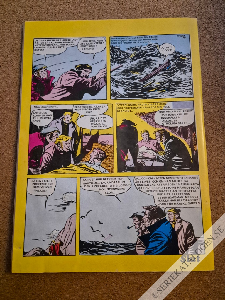 Baksida på En världsomsegling under havet (1972)