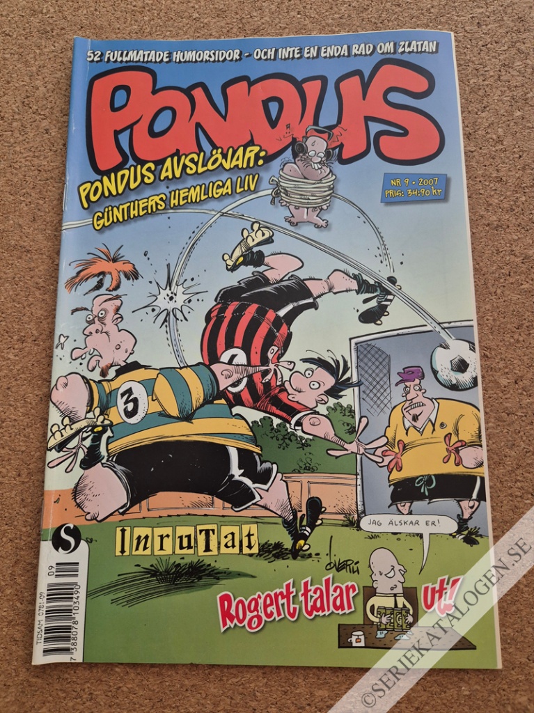 Framsida på Pondus #9 (2007)