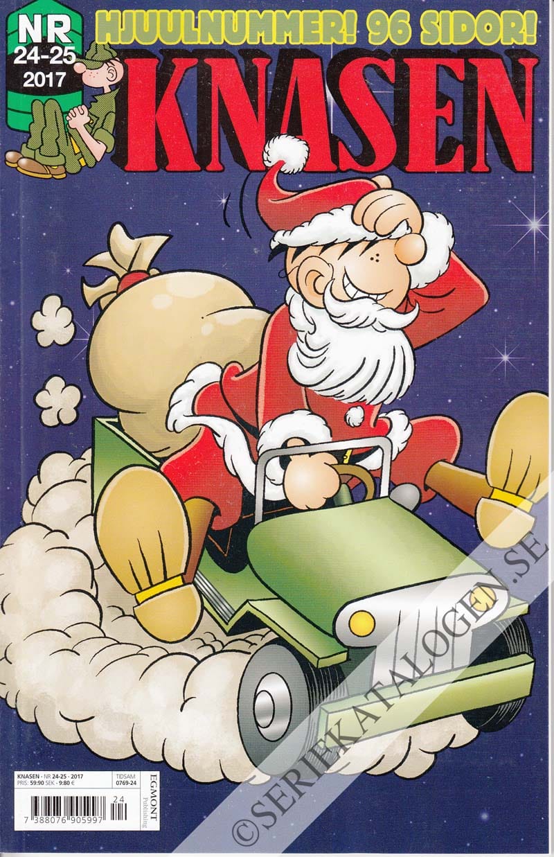 Framsida på Knasen #24-25 (2017)