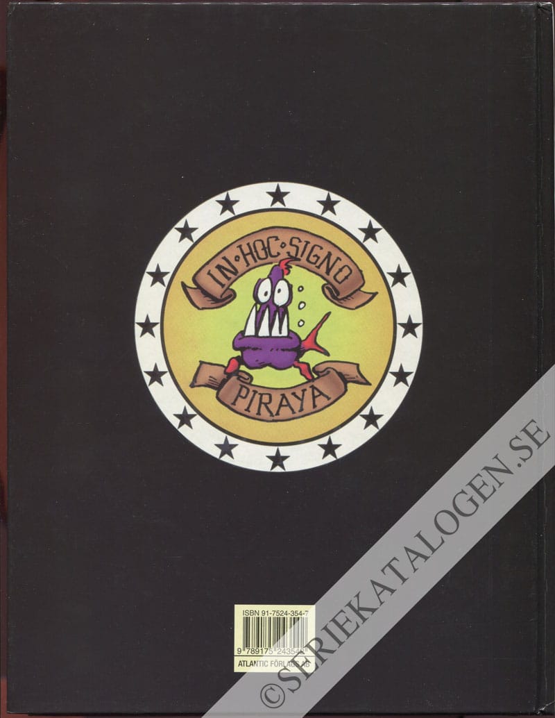 Baksida på Dansar med pirayor (1998)