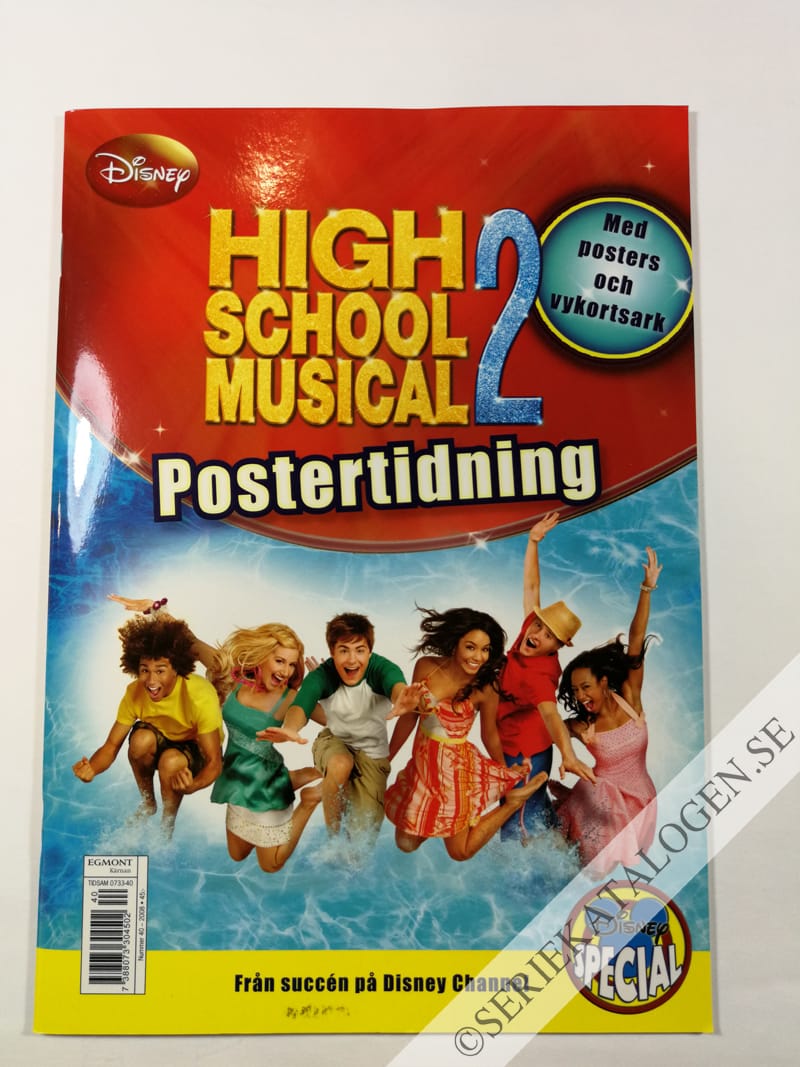 Framsida på Disney special High school musical 2 - Postertidning (2008)