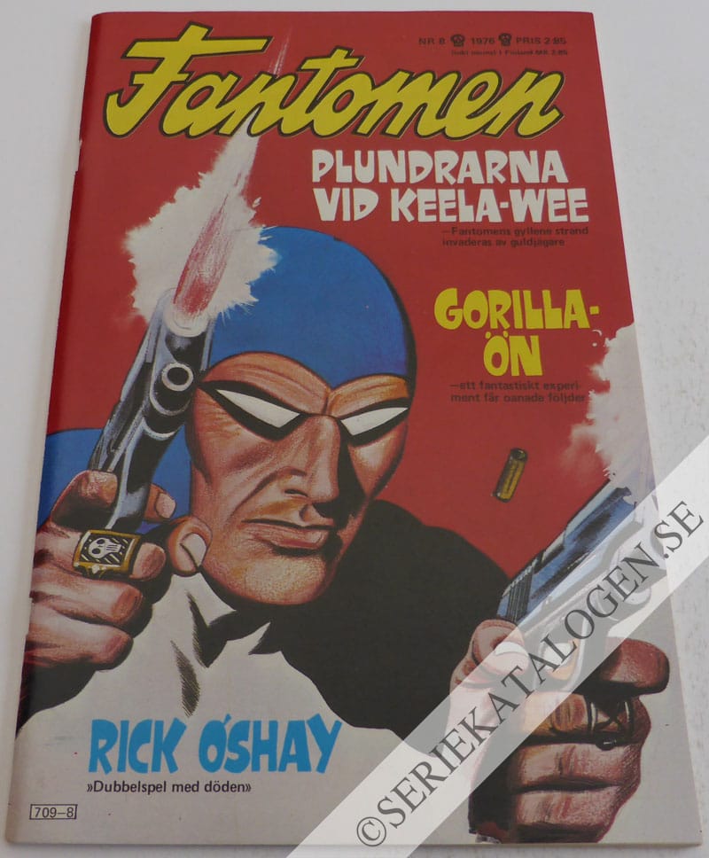 Framsida på Fantomen #8 (1976)