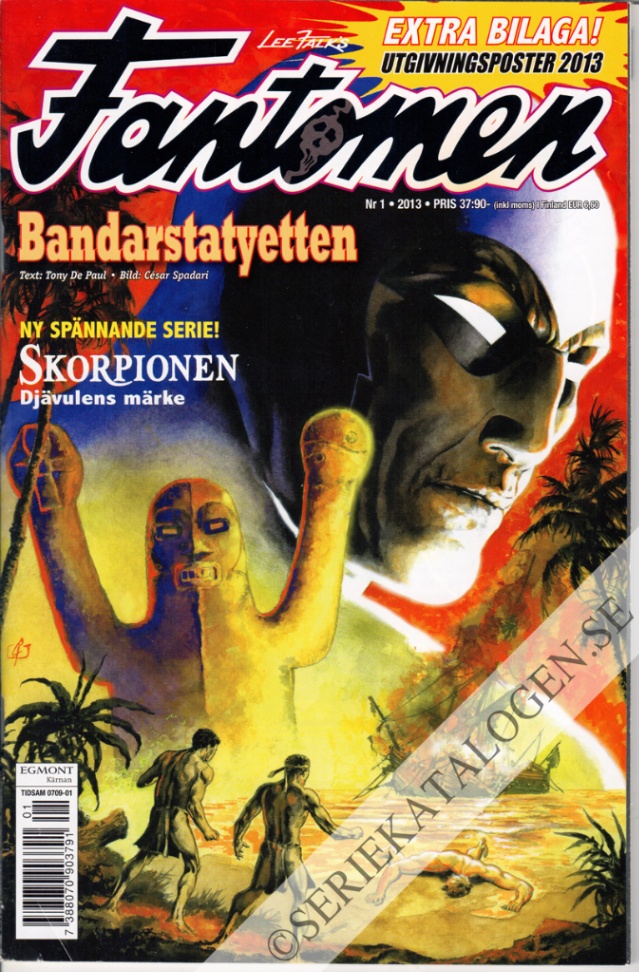 Framsida på Fantomen #1 (2013)