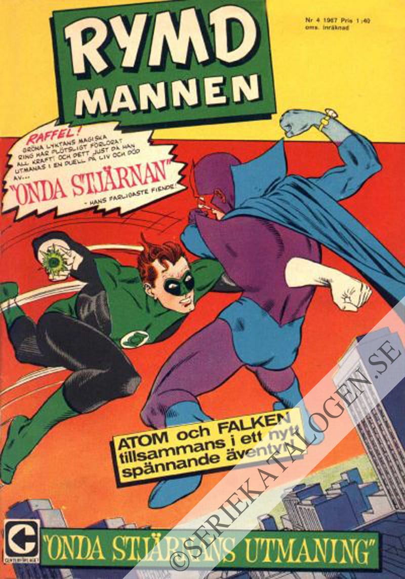 Framsida på Rymdmannen #4 (1967)