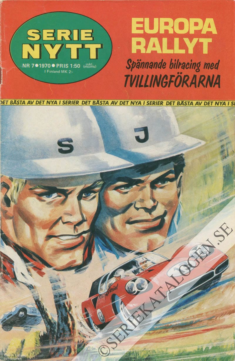 Framsida på Serie-Nytt #7 (1970)