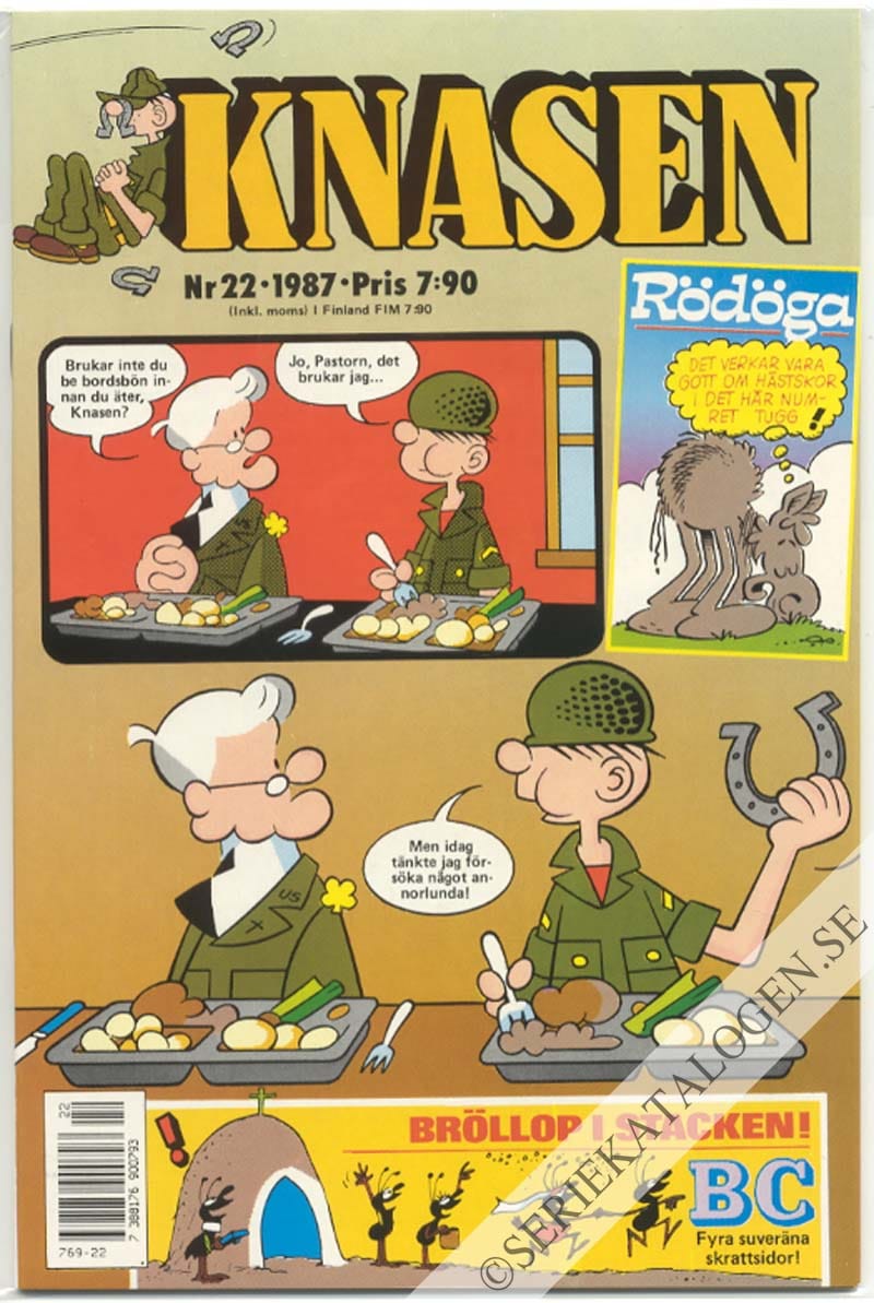 Framsida på Knasen #22 (1987)