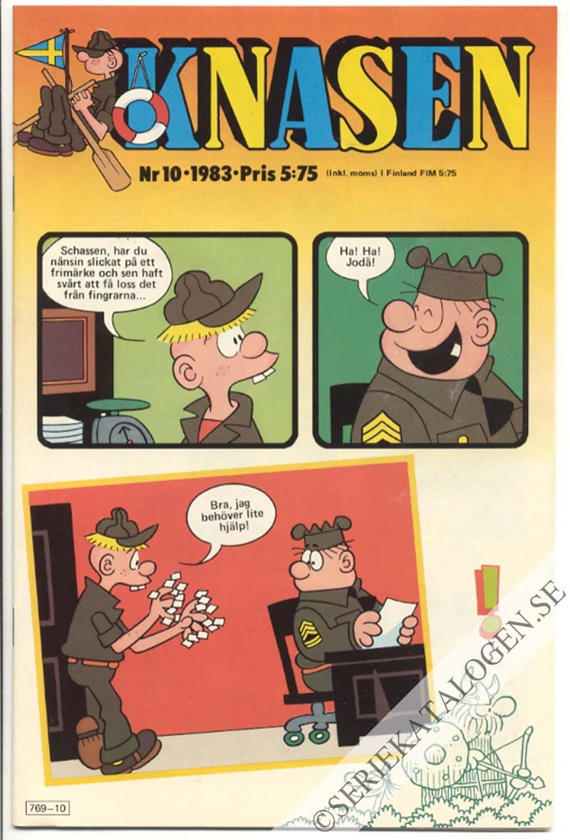 Framsida på Knasen #10 (1983)