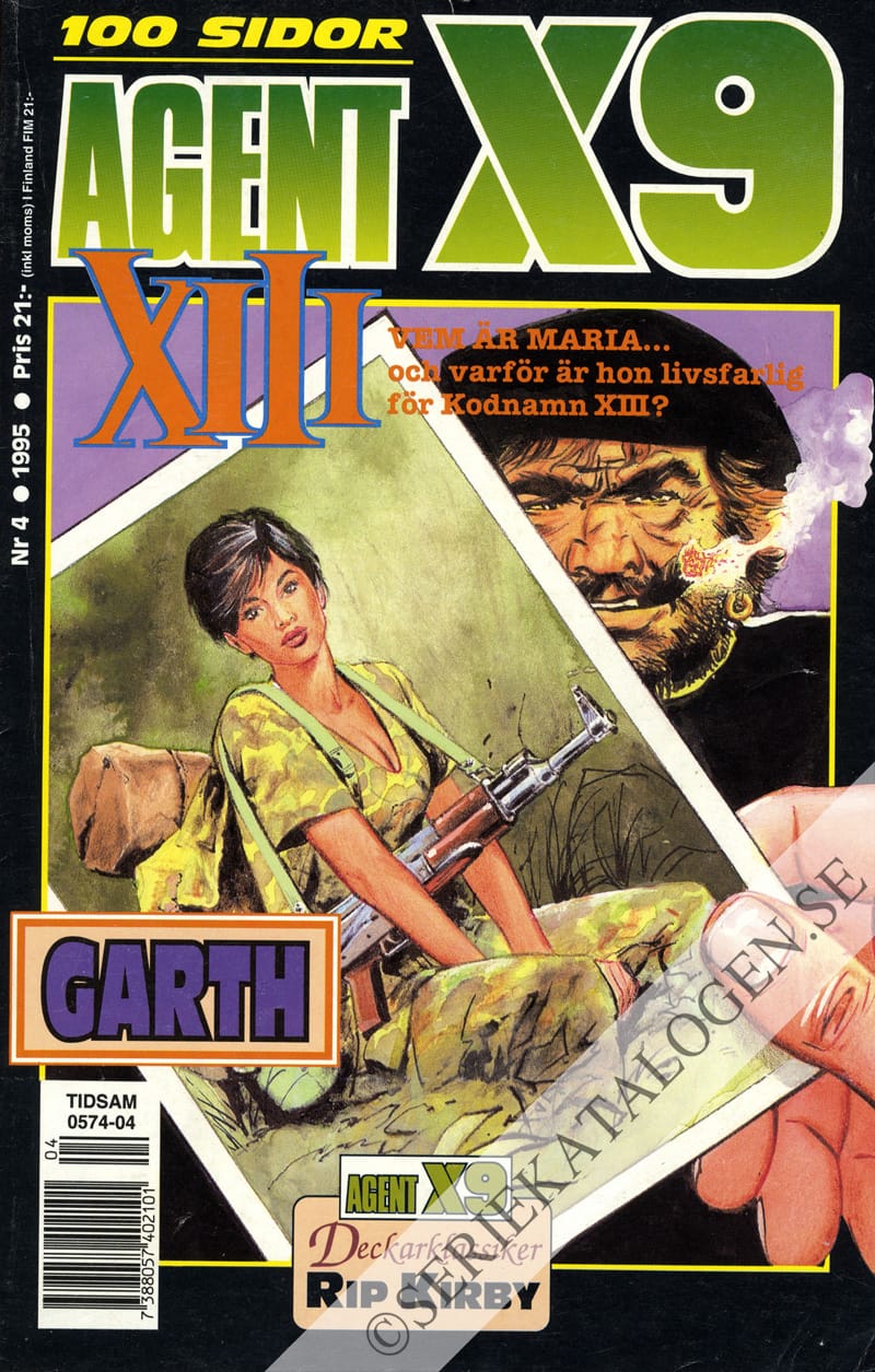 Framsida på Agent X9 #4 (1995)