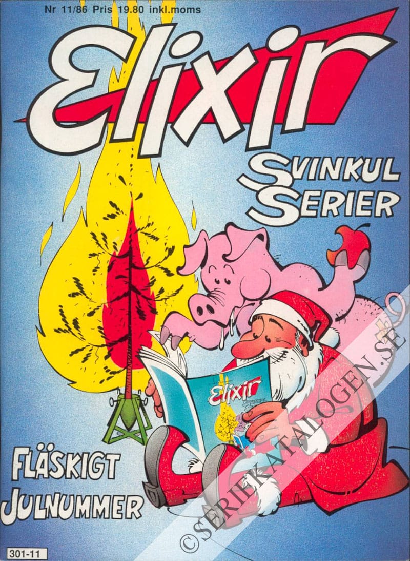 Framsida på Elixir #11 (1986)