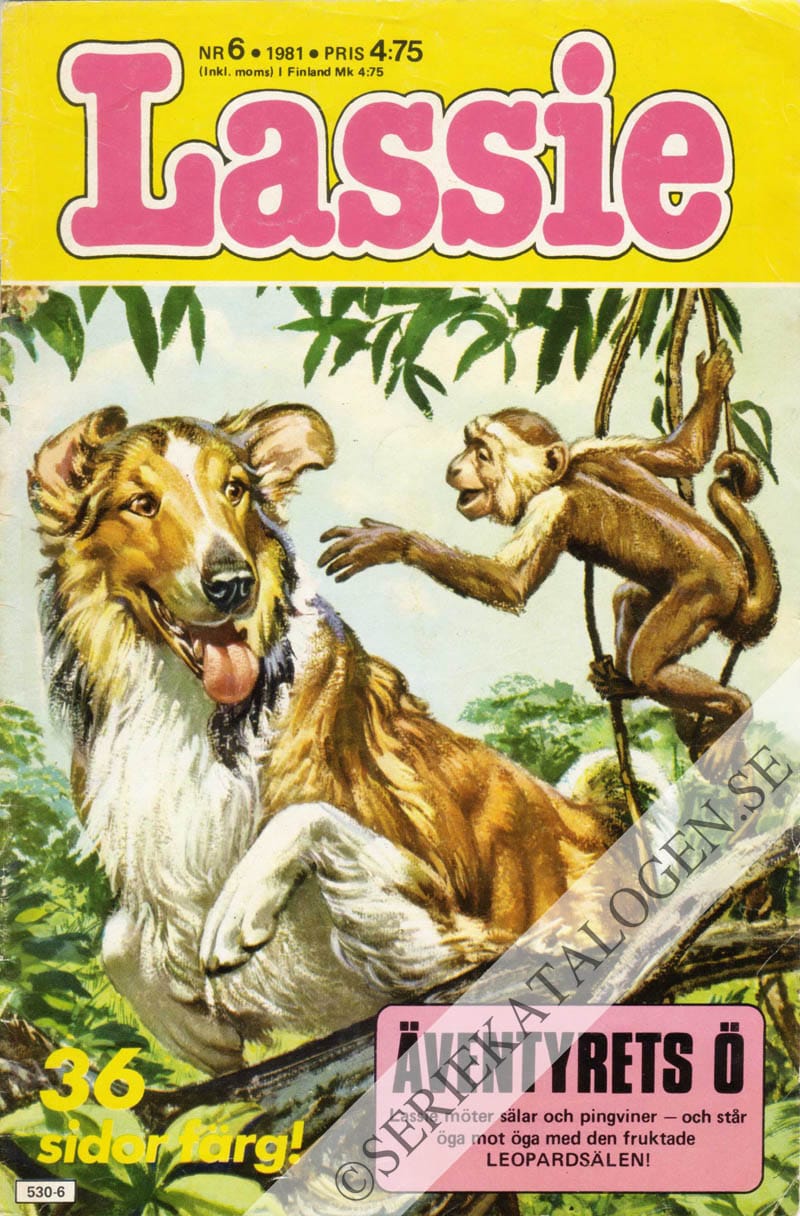 Framsida på Lassie #6 (1981)