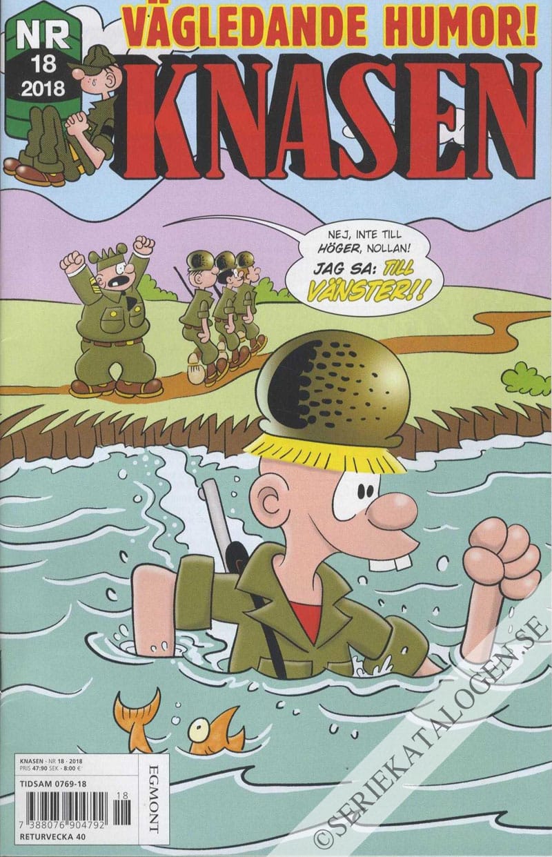 Framsida på Knasen #18 (2018)
