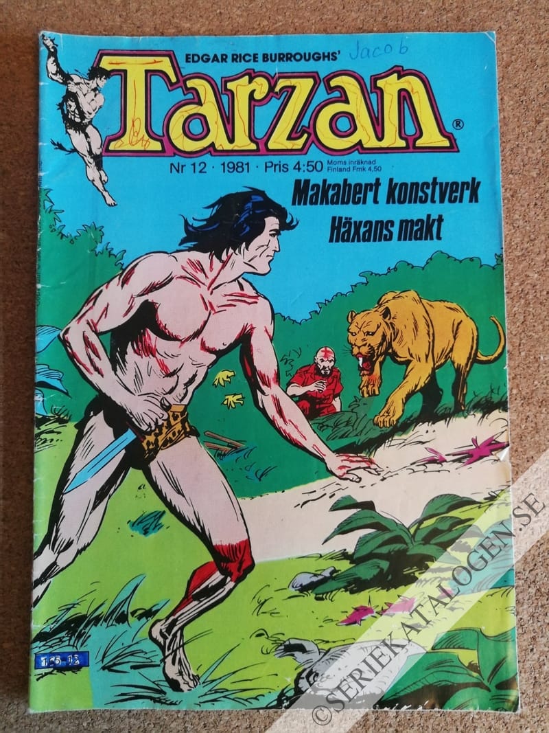 Framsida på Tarzan #12 (1981)