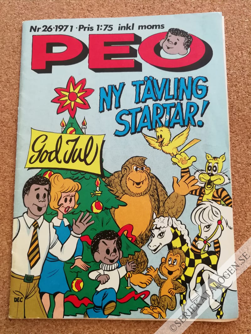 Framsida på Peo #26 (1971)