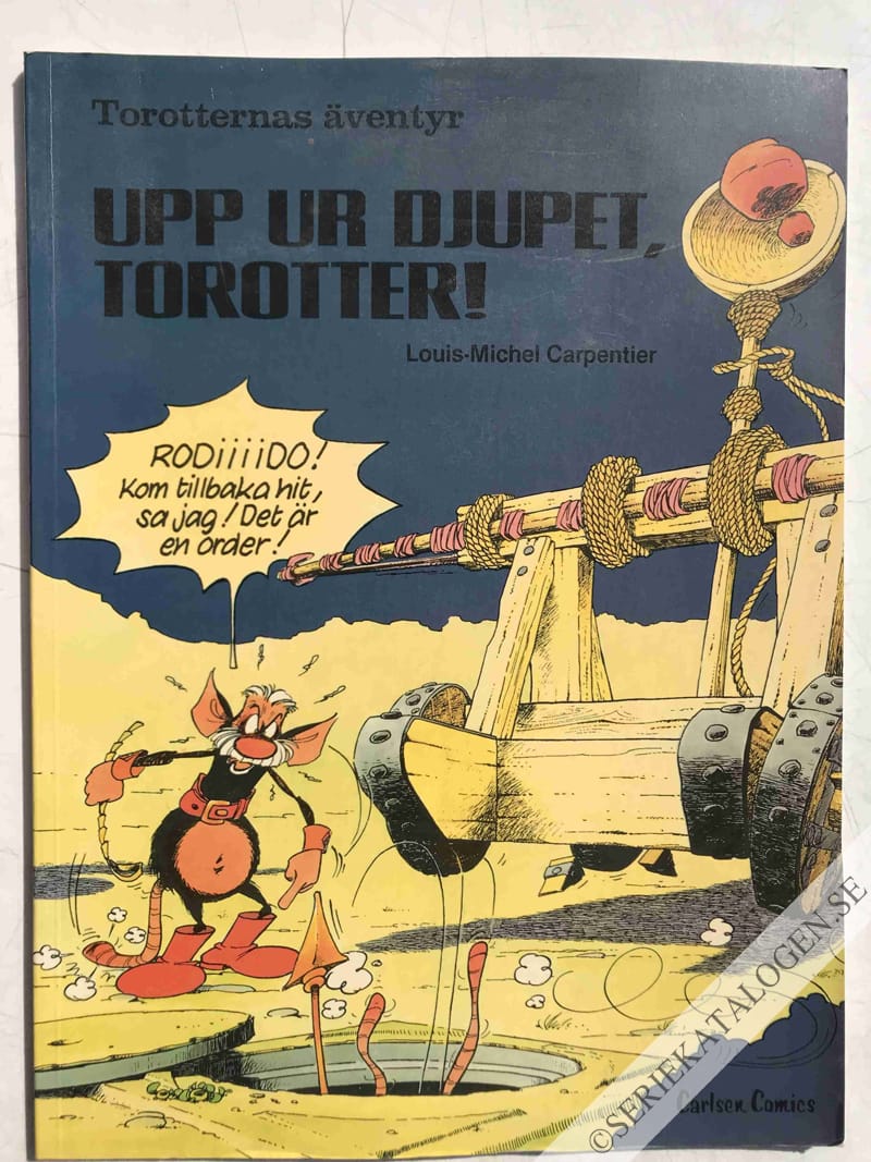 Framsida på Torotternas äventyr Upp ur djupet, torotter! (1981)