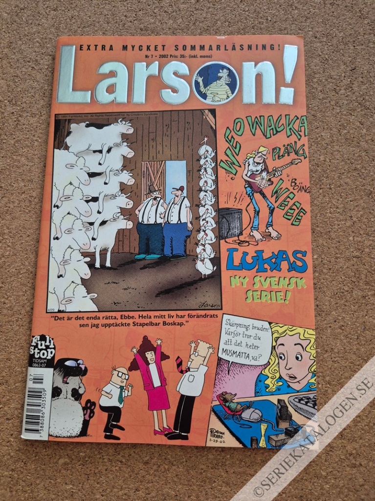 Framsida på Larson! #7 (2002)