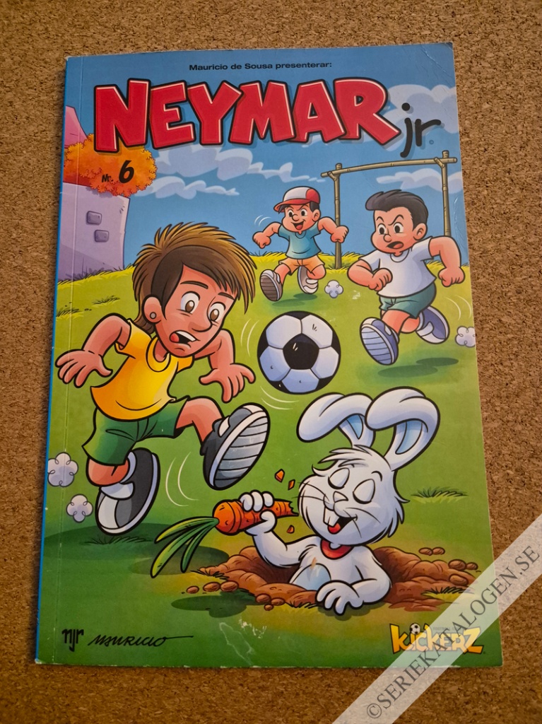 Framsida på Mauricio de Sousa presenterar Neymar jr. #6 (2016)