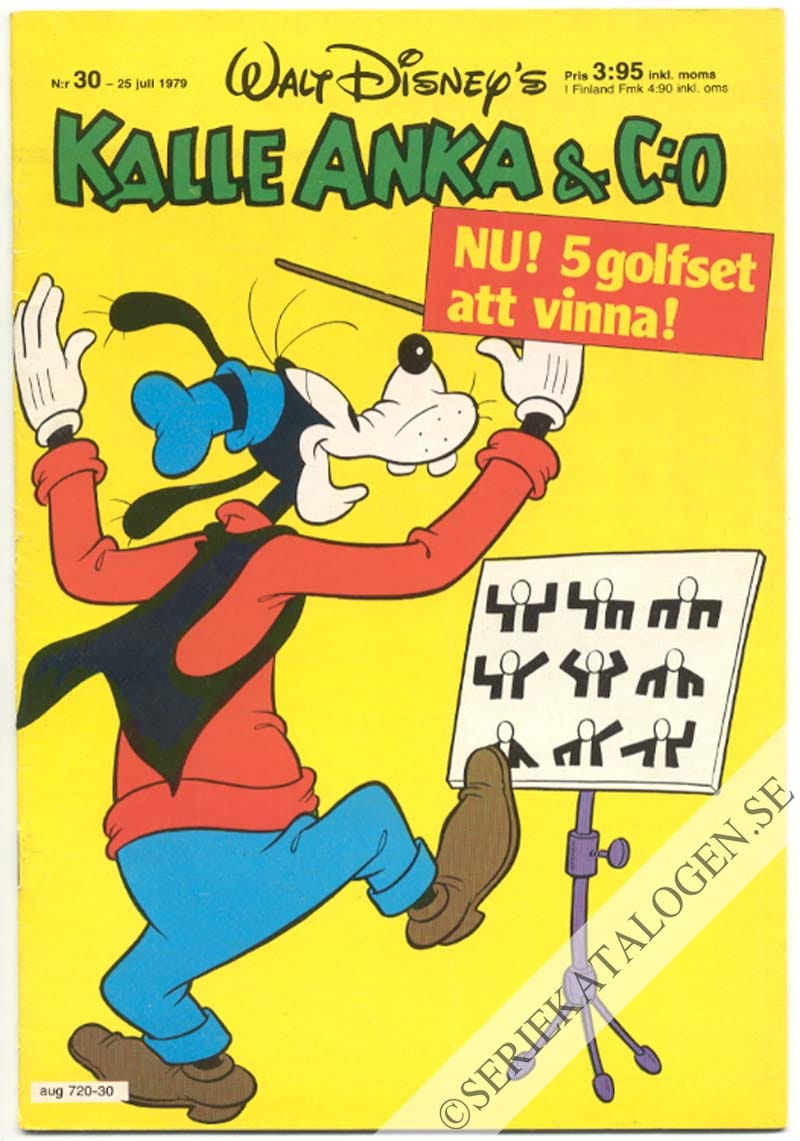 Framsida på Kalle Anka & C:o #30 (1979)