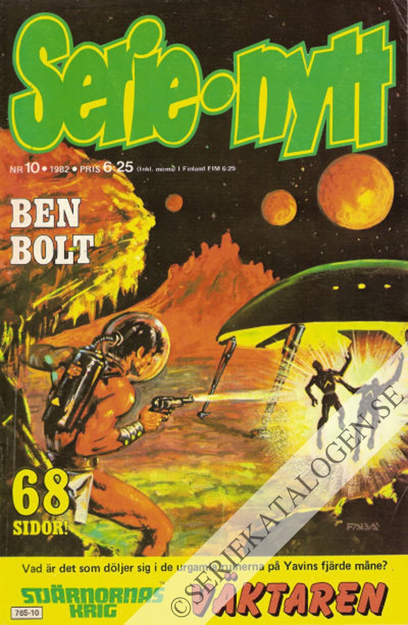 Framsida på Serie-Nytt #10 (1982)