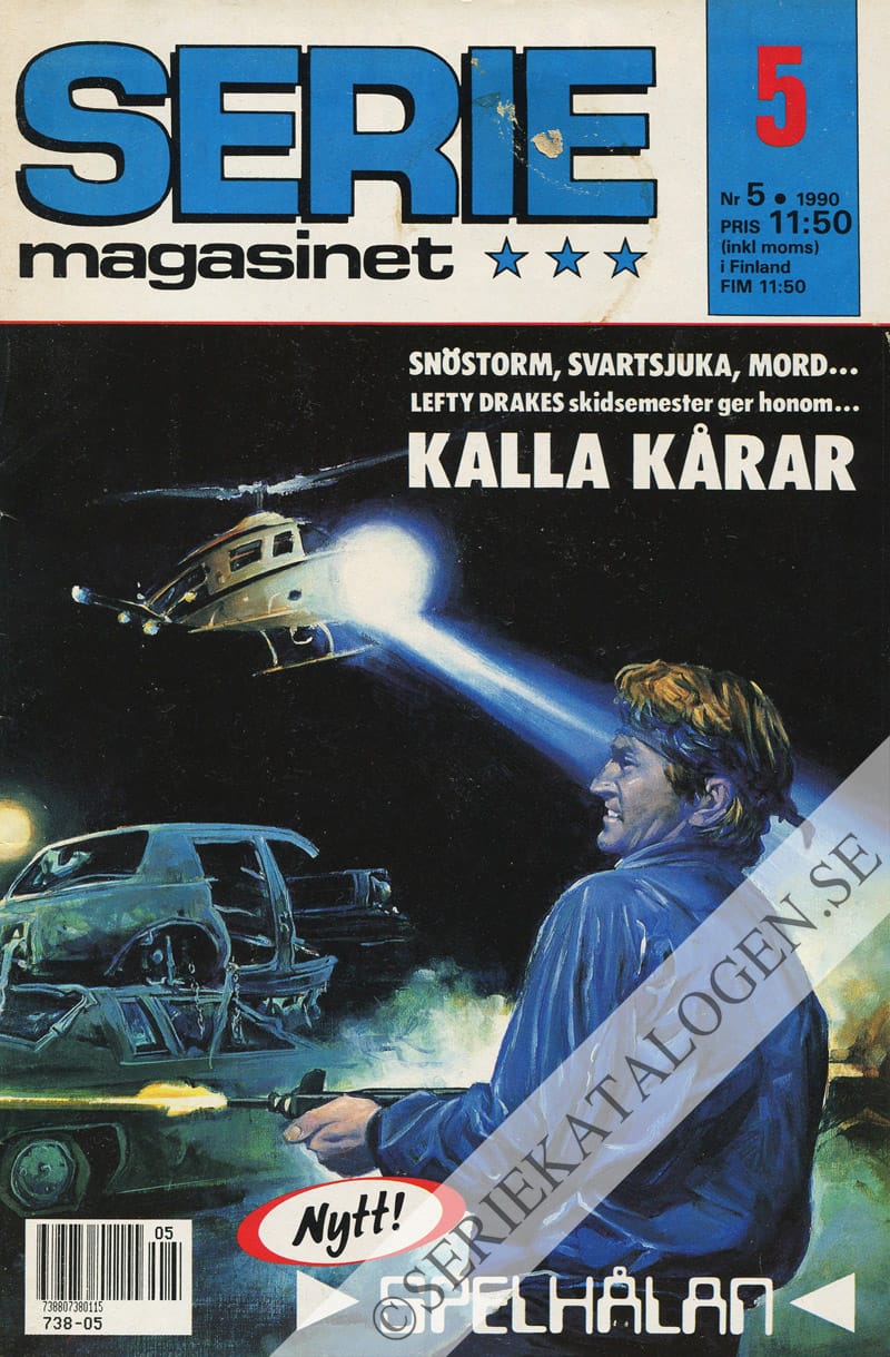 Framsida på Seriemagasinet #5 (1990)
