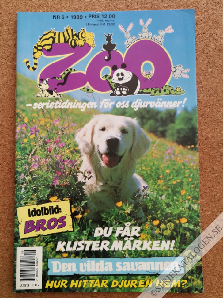 Framsida på Zoo #6 (1989)