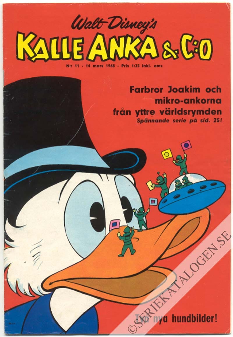 Framsida på Kalle Anka & C:o #11 (1968)