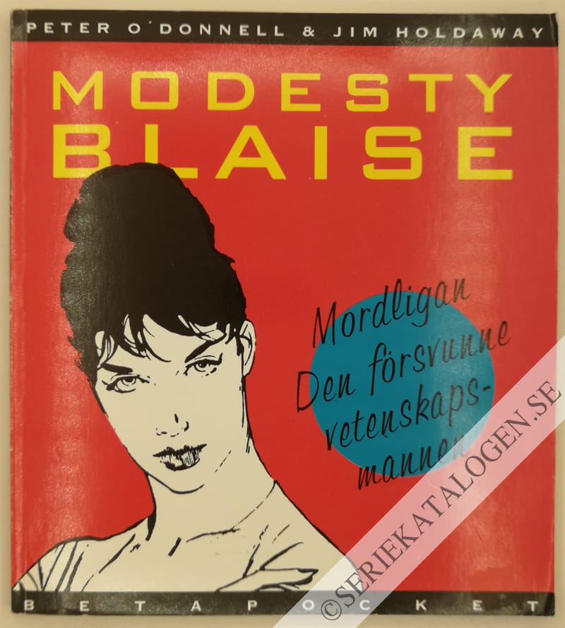 Framsida på Betapocket Mordligan/Den försvunne vetenskapsmannen (1993)